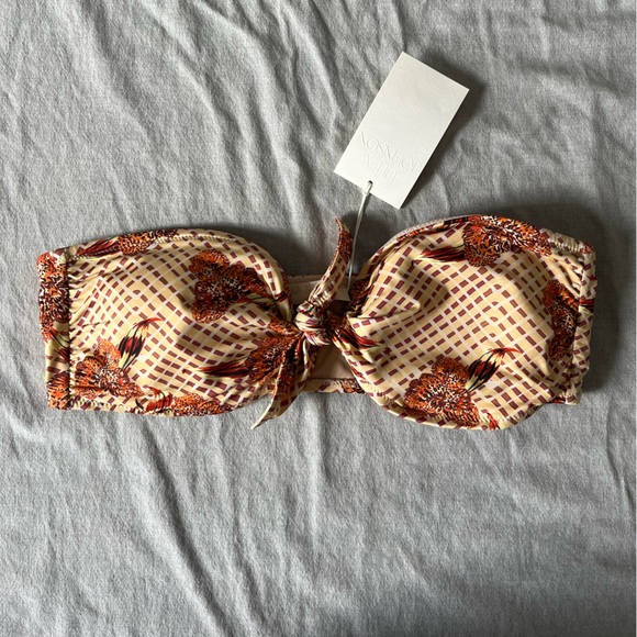 Ulla Johnson Cactus Flower Bikini Top - Picture 1 of 5
